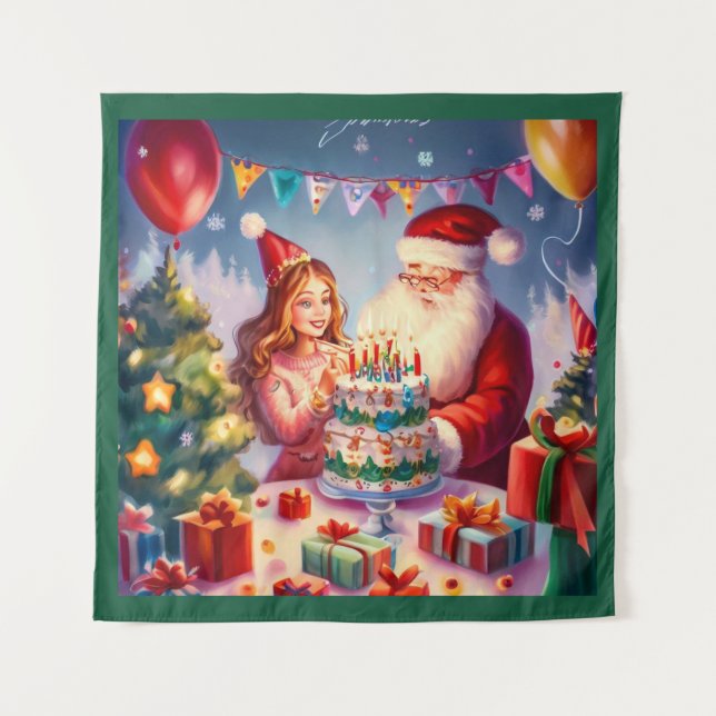 Tapiz Cumpleaños 8 de los navidades (Anverso)