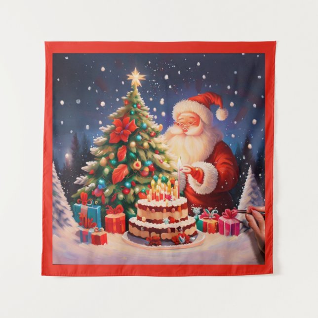 Tapiz Cumpleaños de Navidad 11 (Anverso)