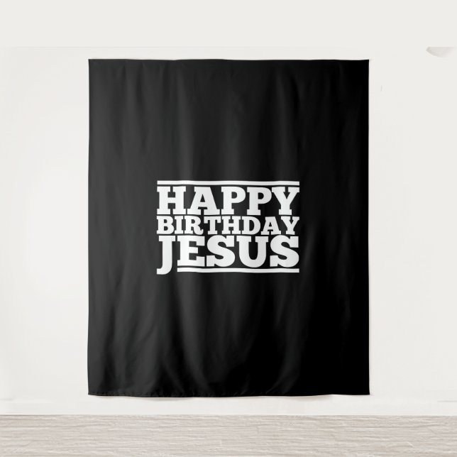 Tapiz Cumpleaños Jesús Navidad (Anverso)