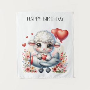 Tapiz Cumpleaños piloto oveja