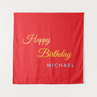 Cumpleaños Tu Nombre Minimalista Moderno Personali