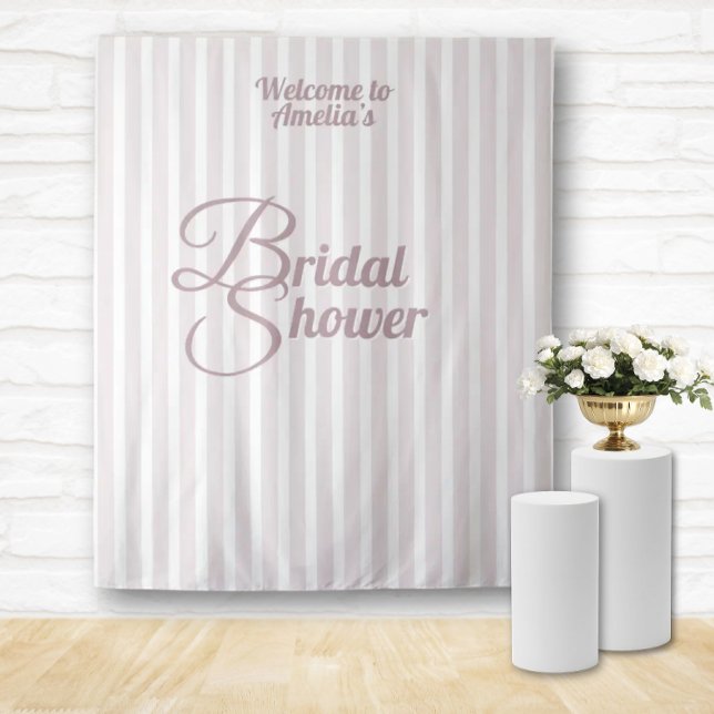 Tapiz Custom Bridal Shower Banner - Elegant Decoration (Bridal Shower Party Banner Custom Welcome Signs)