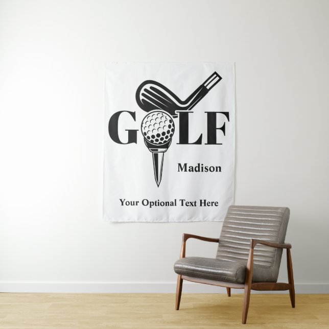 Tapiz Custom Name Golf (In situ)