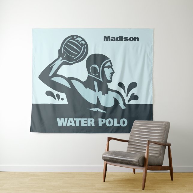 Tapiz Custom Name Water Polo (In situ (horizontal))