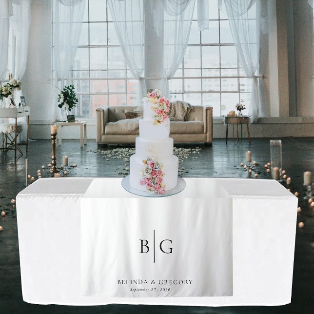 Tapiz Custom Wedding Sweetheart Table Runner Decor Sign (Custom Wedding Sweetheart Table Runner Decor Tapestry)