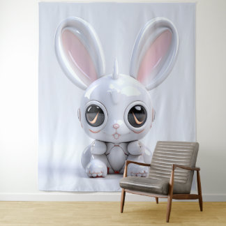 Tapiz Cute Bunny Ears Tapestry