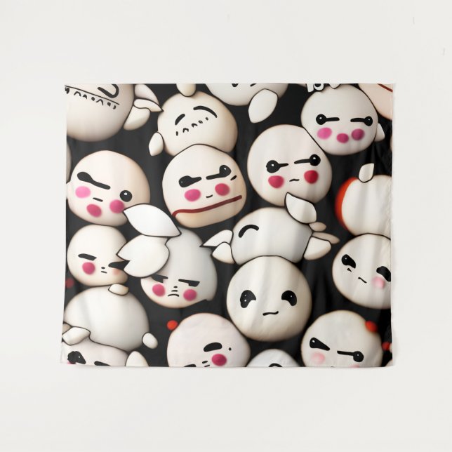 Tapiz Cute Dumplings (Anverso (horizontal))