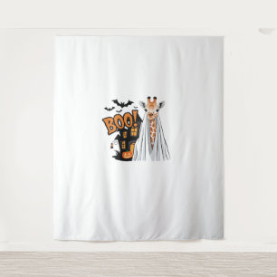 Tapiz Cute Giraffe Boo Fun Halloween Costume Zoo Lover