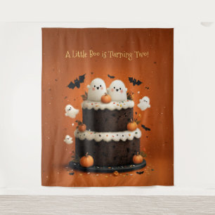 Tapiz Cute Halloween Ghost Un pequeño Boo