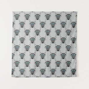 Tapiz Cute Halloween Wolf Tapestry