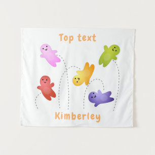 Tapiz Cute jelly bebés dulces personalizado