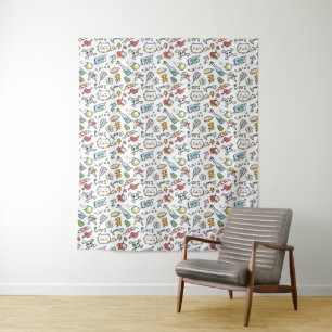 Tapiz Cute Kawaii Pattern