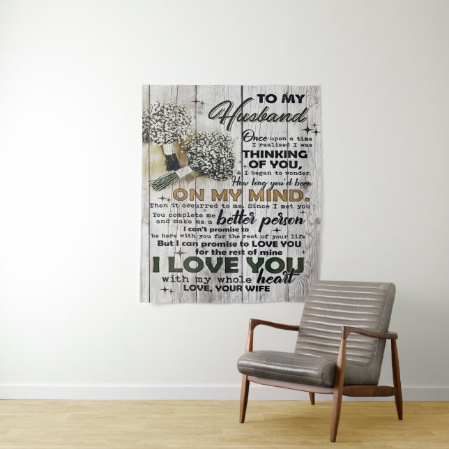 Tapiz Cute Letter To Husband | Lovely Gift | Father Day (In situ)