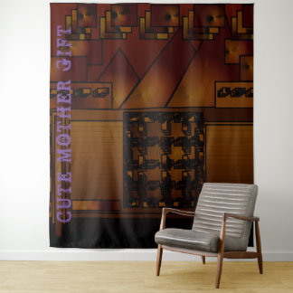 TAPIZ CUTE MADRE GIFT_IMG_BLACK_BROWN_RMDESIGNFLO55_