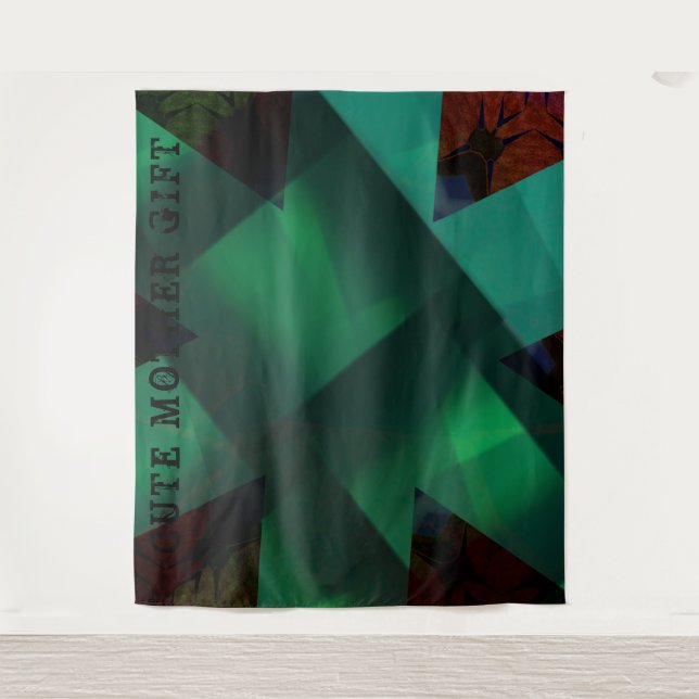 TAPIZ CUTE MADRE GIFT_IMG_BLACK_GREEN_RMDESIGNFLO55_ (Anverso)