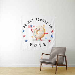 Tapiz Cute no se olvide de votar - Elecciones en Estados