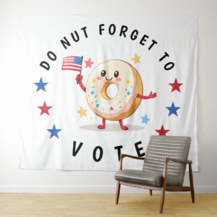 Tapiz Cute no se olvide de votar - Elecciones en Estados