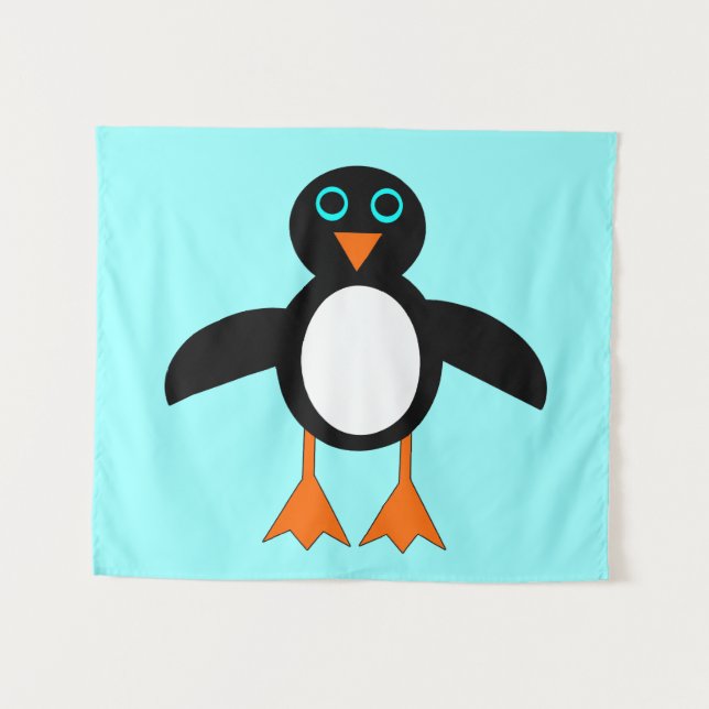 Tapiz Cute pingüino (Anverso (horizontal))