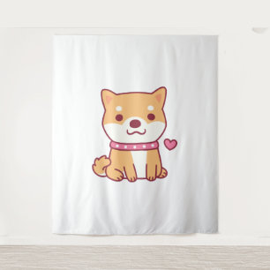 Tapiz Cute Shiba Inu Dog