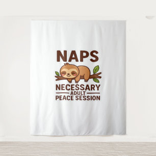 Tapiz Cute Sloth Naps - Necesaria Sesión De Paz Para Adu