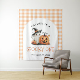 Tapiz Cute Spooky One Halloween Ghost Cumpleaños 1er