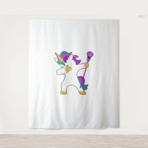 Tapiz Dabbing Unicorn Lacrosse LAX Shirt Funny Tee Gift