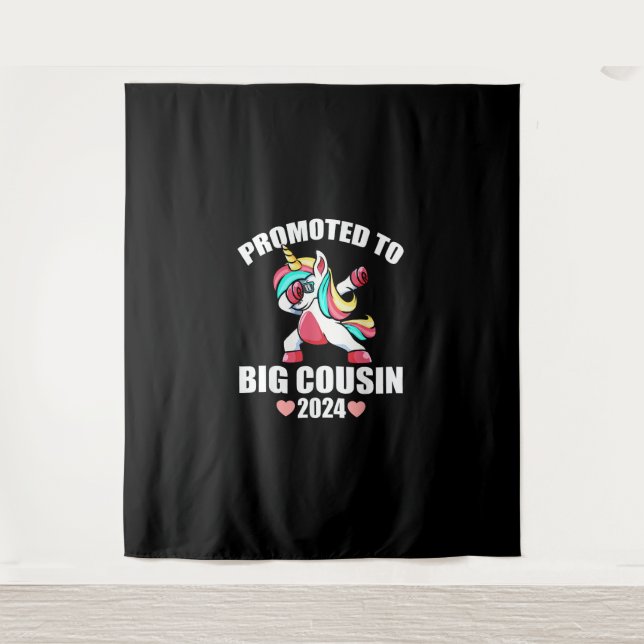 Tapiz Dabbing Unicornio Camisetas Para Niños, Promociona (Anverso)