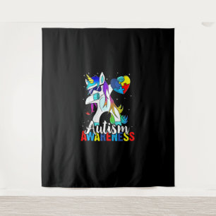 Tapiz Dabbing Unicornio Sensibilización a niños Chicas n