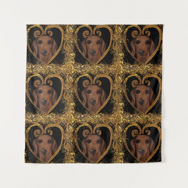 TAPIZ DACHSHUND   (Anverso)