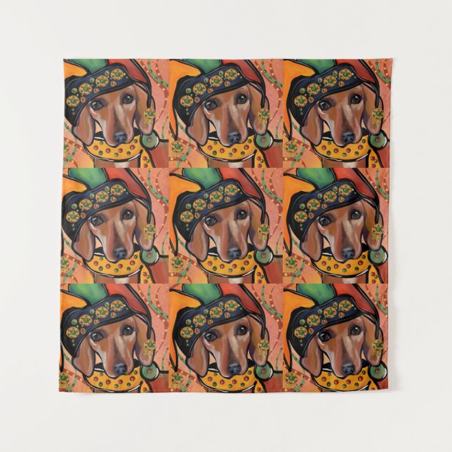 TAPIZ DACHSHUND (Anverso)