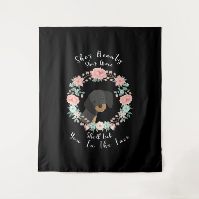 Tapiz Dachshund (Anverso)