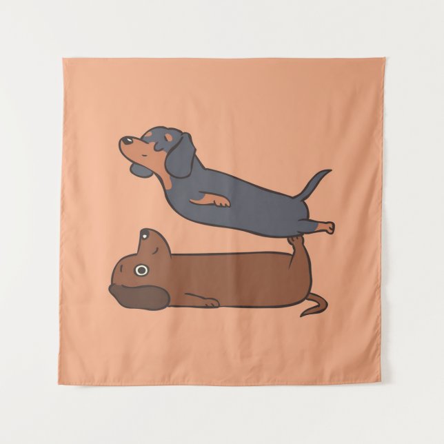 Tapiz Dachshund blanket|Dachshund Mama Funny|Dachshund (Anverso)