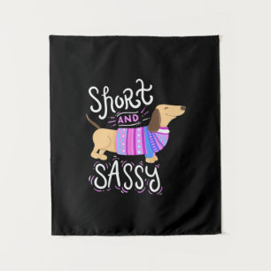 Tapiz Dachshund Corto Y Sálido