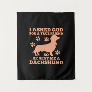 Tapiz Dachshund Es Mi Verdadero Amigo