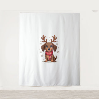 Tapiz Dachshund Winter Joy