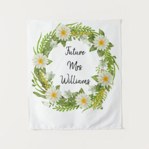 Tapiz Daisy Future Sra. Backdrop Photo Prop Bridal Showe