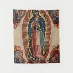 Tapiz Dama de Guadalupe, 1780 por Sebastian Zalcedo