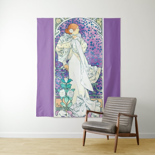 Tapiz Dama de la Camelias, Alphonse Mucha (In situ)