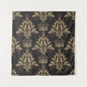 Tapiz Damasco floral bordado: Royal Seamless.