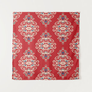 Tapiz Damask Vintage: Flourish Seamless Pattern.