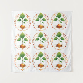 Tapiz Dari Benih Menuju Kehidupan Baru Dekorasi Pernikah