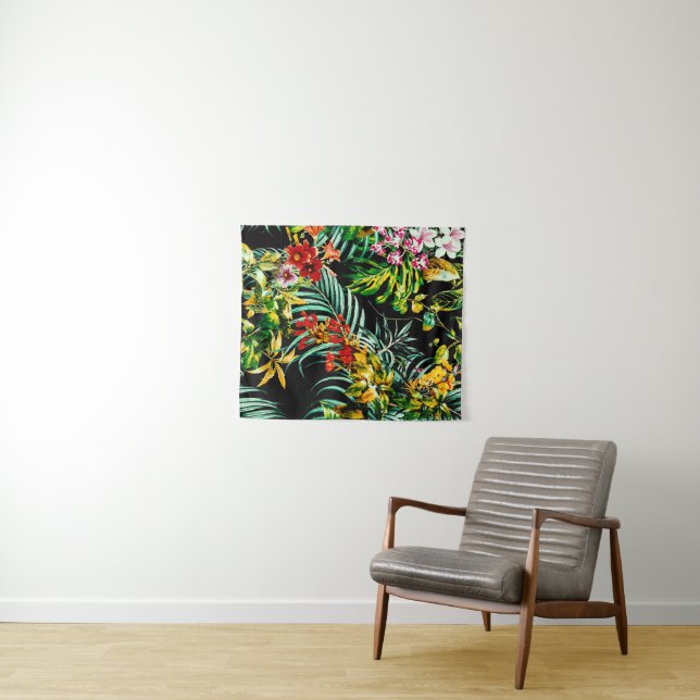 Tapiz Dark wild exotic jungle (In situ (horizontal))