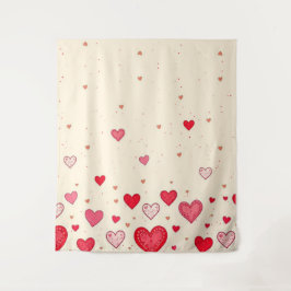 Tapiz de Amor, Corazones, San Valentín, Boda