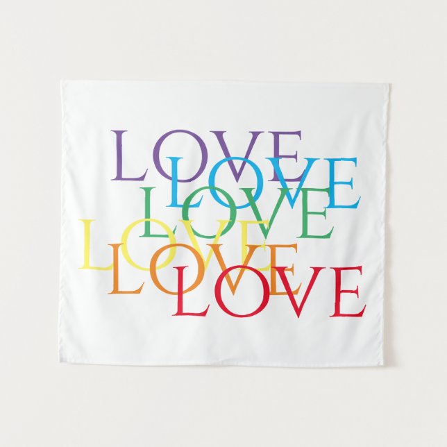 Tapiz DE AMOR DE RAINBOW (Anverso (horizontal))