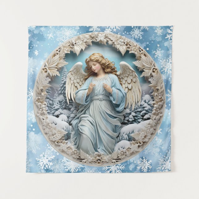 Tapiz de Ángel de Navidad (Anverso)