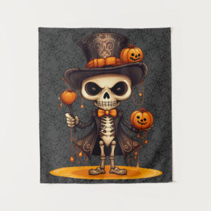 Tapiz de arte Steampunk Skeleton