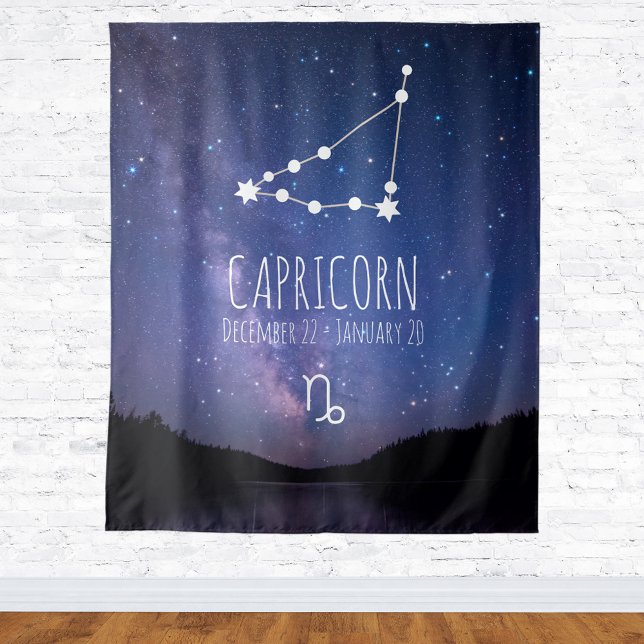 Tapiz de astrología personalizado de Capricornio (Subido por el creador)