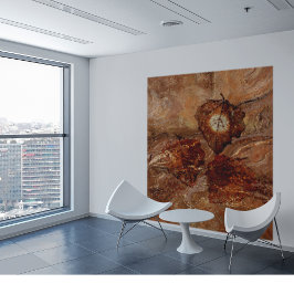 Tapiz de atardecer Naranja de Terracota de otoño