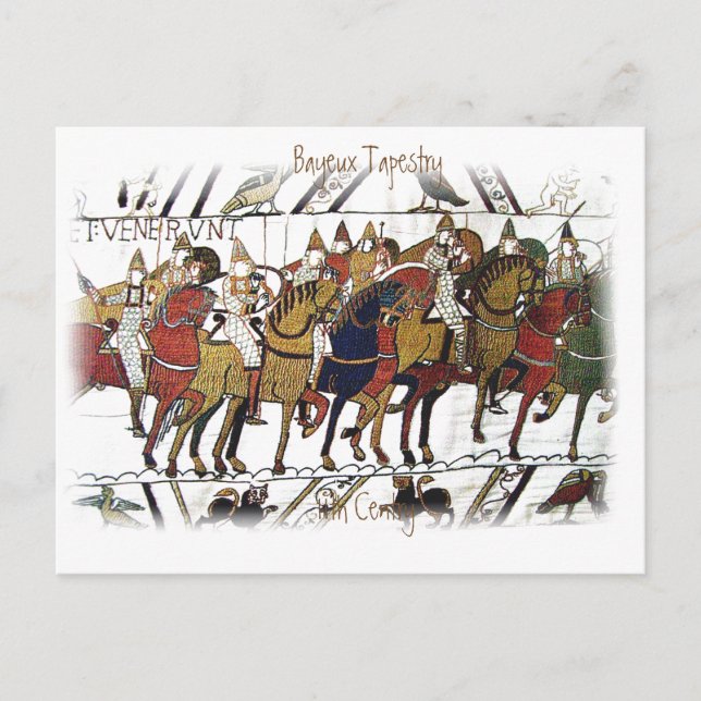 Tapiz de Bayeux -a7 postal (Anverso)