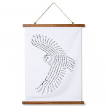 Tapiz de búho de nieve del mundo